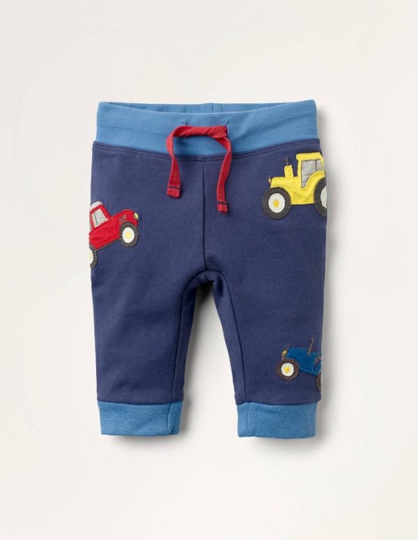 Baby Appliqué Patch Jersey Bottoms